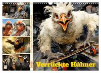 Vorderes Coverbild Verrückte Hühner (Wandkalender 2025 DIN A3 quer), CALVENDO Monatskalender