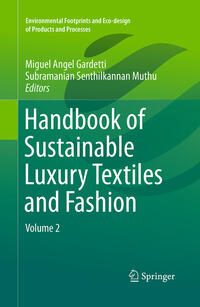 Vorderes Coverbild Handbook of Sustainable Luxury Textiles and Fashion