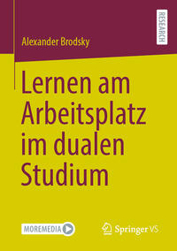Vorderes Coverbild Lernen am Arbeitsplatz im dualen Studium