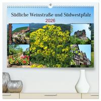 Vorderes Coverbild Südliche Weinstraße und Südwestpfalz (hochwertiger Premium Wandkalender 2026 DIN A2 quer), Kunstdruck in Hochglanz
