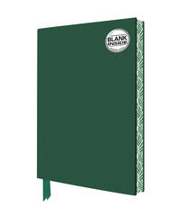 Vorderes Coverbild Exquisit Notizbuch ohne Linien DIN A5: Moosgrün