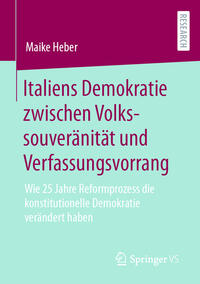 Vorderes Coverbild Italiens Demokratie zwischen Volkssouveränität und Verfassungsvorrang