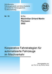 Vorderes Coverbild Kooperative Fahrstrategien für automatisierte Fahrzeuge im Mischverkehr