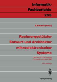 Vorderes Coverbild Rechnergestützter Entwurf und Architektur mikroelektronischer Systeme