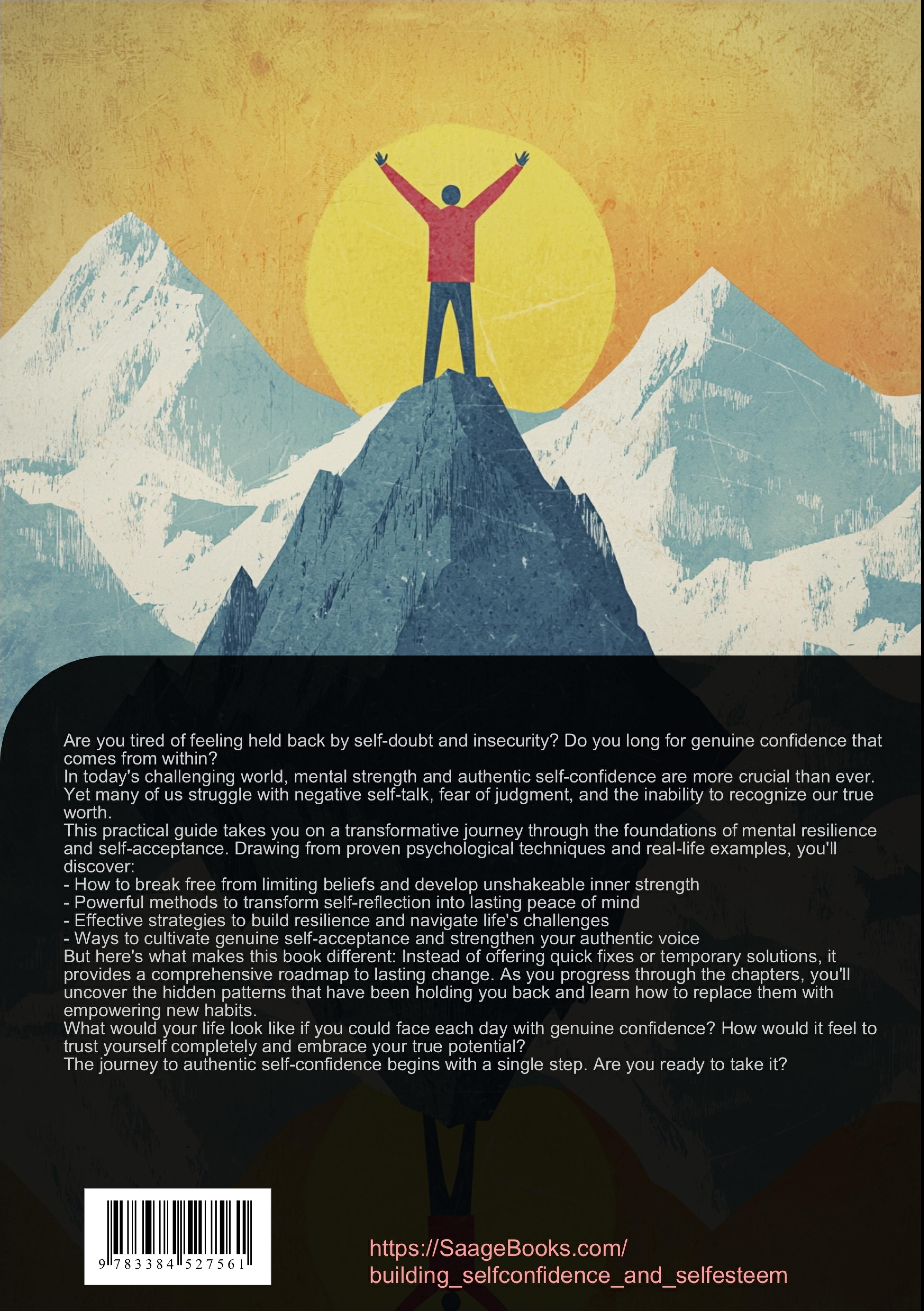 Rückseitencover Self-Confidence & Mental Strength: Your Path to Authentic Self-Esteem