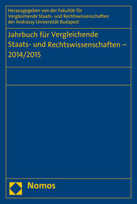 Vorderes Coverbild Jahrbuch für Vergleichende Staats- und Rechtswissenschaften - 2014/2015