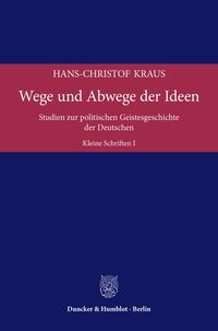 Vorderes Coverbild Wege und Abwege der Ideen.