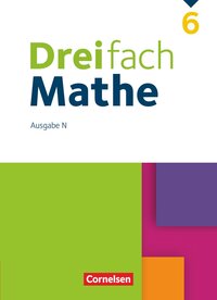 Vorderes Coverbild Dreifach Mathe - Ausgabe N - 6. Schuljahr