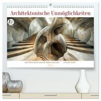 Vorderes Coverbild Architektonische Unmöglichkeiten (hochwertiger Premium Wandkalender 2025 DIN A2 quer), Kunstdruck in Hochglanz