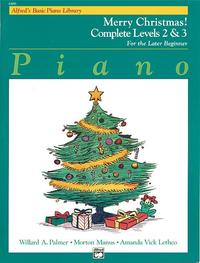 Vorderes Coverbild Alfred's Basic Piano Course: Merry Christmas! Complete Book 2 & 3