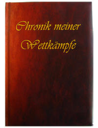 Vorderes Coverbild Chronik meiner Wettkämpfe