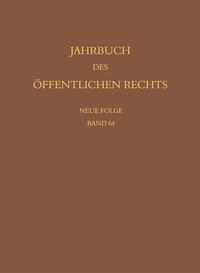 Vorderes Coverbild Jahrbuch des öffentlichen Rechts der Gegenwart. Neue Folge