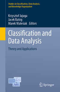 Vorderes Coverbild Classification and Data Analysis