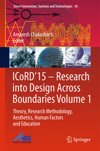 Vorderes Coverbild ICoRD’15 – Research into Design Across Boundaries Volume 1