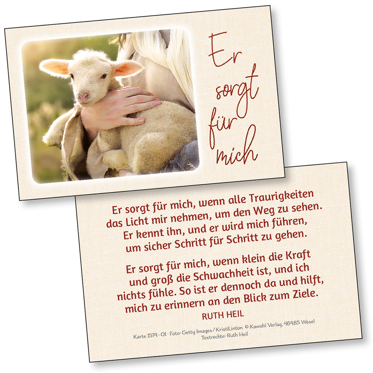 Beispielinhalt (Bild) Du bist einmalig und wertvoll