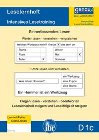 Vorderes Coverbild D1c - Sinnerfassendes Lesen