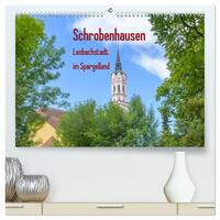 Vorderes Coverbild Schrobenhausen - Lenbachstadt im Spargelland (hochwertiger Premium Wandkalender 2025 DIN A2 quer), Kunstdruck in Hochglanz