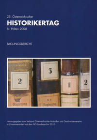 Vorderes Coverbild 25. Österreichischer Historikertag St. Pölten 2008