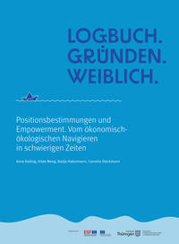 Vorderes Coverbild Logbuch. Gründen. Weiblich.