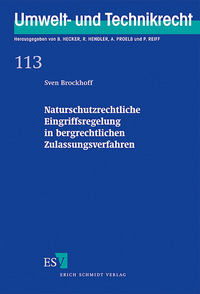 Vorderes Coverbild Naturschutzrechtliche Eingriffsregelung in bergrechtlichen Zulassungsverfahren