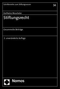 Vorderes Coverbild Stiftungsrecht