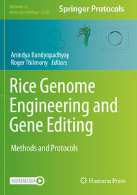 Vorderes Coverbild Rice Genome Engineering and Gene Editing