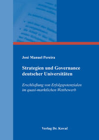 Vorderes Coverbild Strategien und Governance deutscher Universitäten
