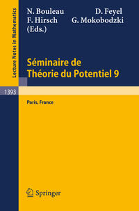 Vorderes Coverbild Séminaire de Théorie du Potentiel Paris, No. 9