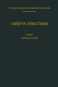 Vorderes Coverbild Creep in Structures