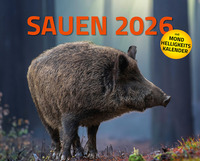 Vorderes Coverbild Sauen Kalender 2026 Jagd-Kalender im XXL-Format