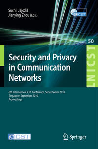 Vorderes Coverbild Security and Privacy in Communication Networks