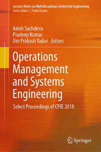 Vorderes Coverbild Operations Management and Systems Engineering