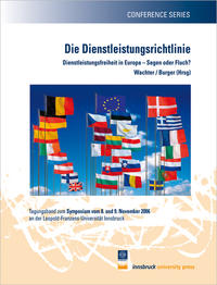 Vorderes Coverbild Die Dienstleistungsrichtlinie
