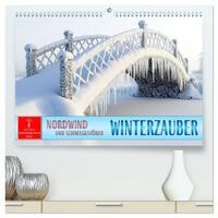 Vorderes Coverbild Winterzauber - Nordwind und Schneegestöber (hochwertiger Premium Wandkalender 2026 DIN A2 quer), Kunstdruck in Hochglanz
