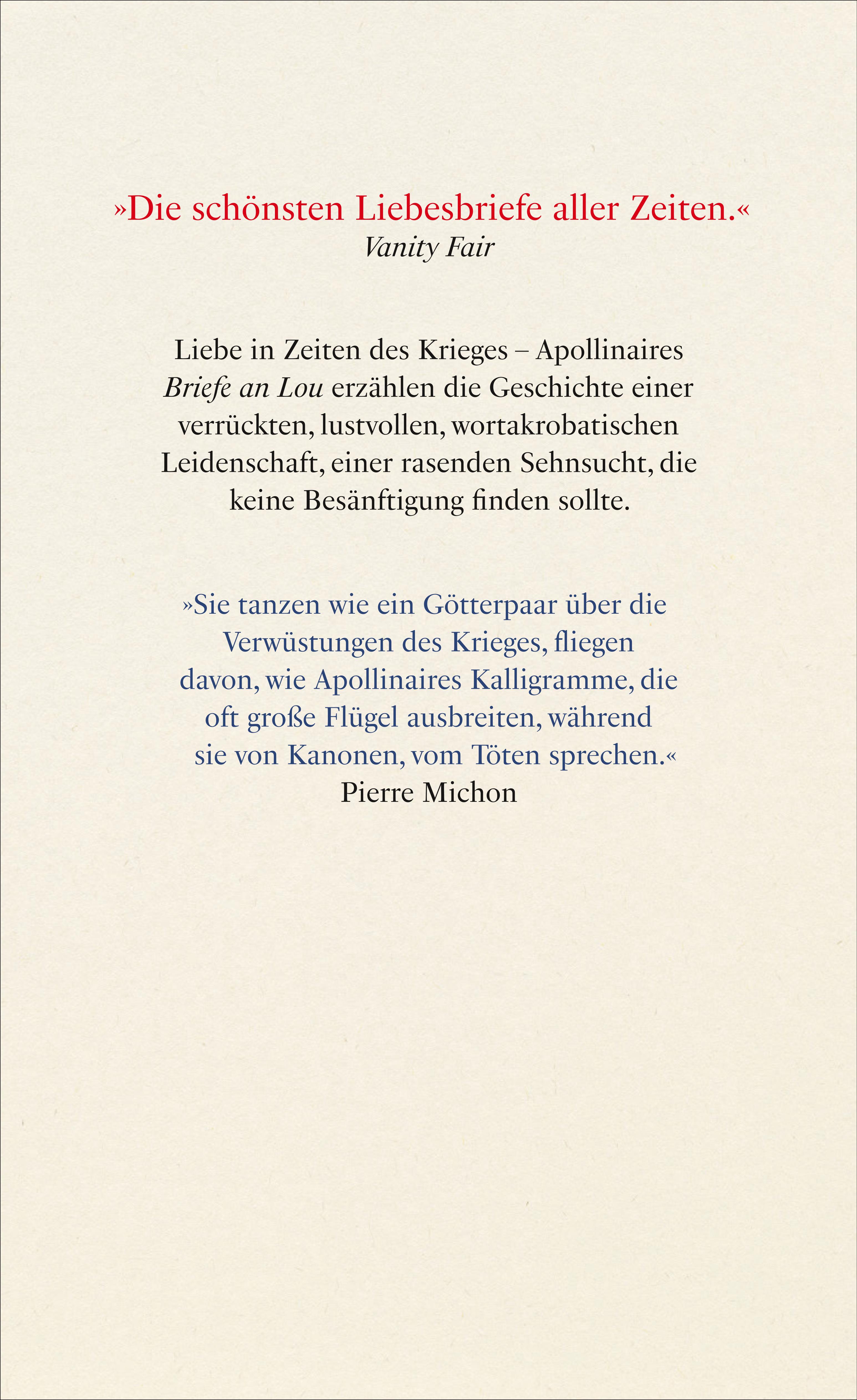 Rückseitencover Briefe an Lou