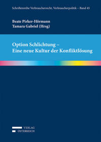 Vorderes Coverbild Option Schlichtung - Eine neue Kultur der Konfliktlösung