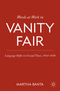 Vorderes Coverbild Words at Work in Vanity Fair