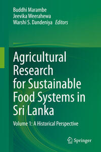 Vorderes Coverbild Agricultural Research for Sustainable Food Systems in Sri Lanka