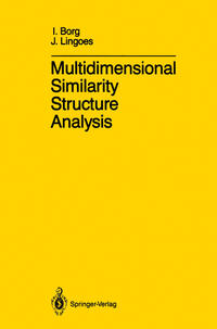 Vorderes Coverbild Multidimensional Similarity Structure Analysis