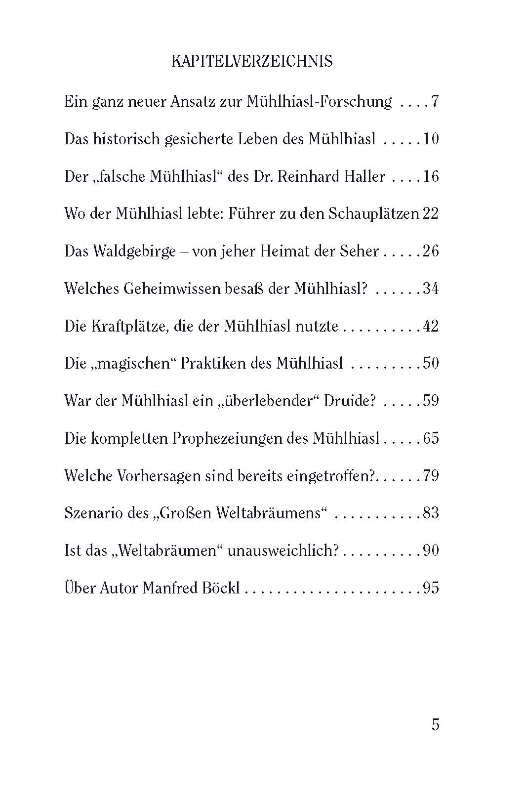 Beispielinhalt (Bild) Der Mühlhiasl