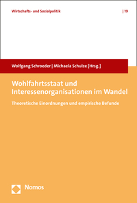 Vorderes Coverbild Wohlfahrtsstaat und Interessenorganisationen im Wandel