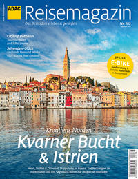 Vorderes Coverbild ADAC Reisemagazin Schwerpunkt Istrien & Kvarner Bucht