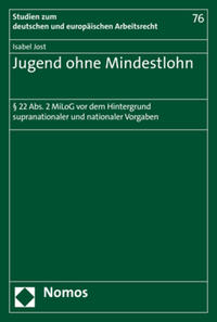 Vorderes Coverbild Jugend ohne Mindestlohn