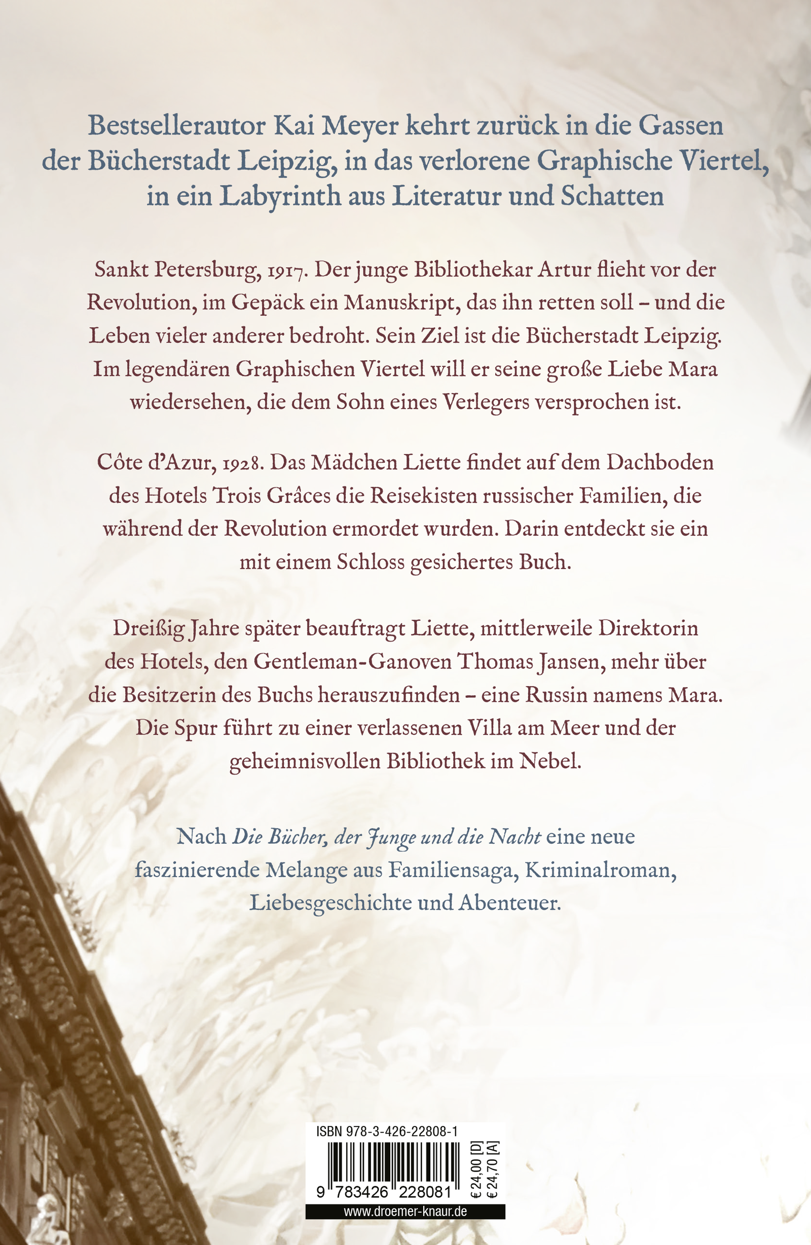 Rückseitencover Die Bibliothek im Nebel