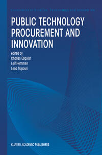 Vorderes Coverbild Public Technology Procurement and Innovation