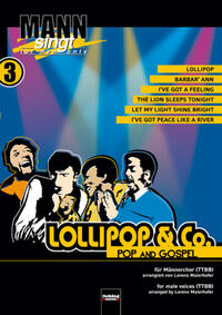 Vorderes Coverbild MANN singt 3, Lollipop & Co. (TTBB)