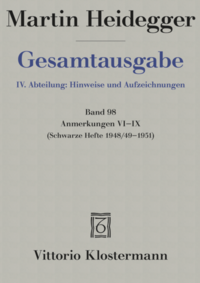 Vorderes Coverbild Anmerkungen VI-IX