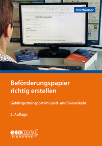 Vorderes Coverbild Beförderungspapier richtig erstellen