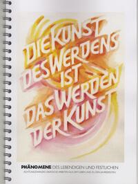 Vorderes Coverbild Phänomene des Lebendigen und Festlichen A4