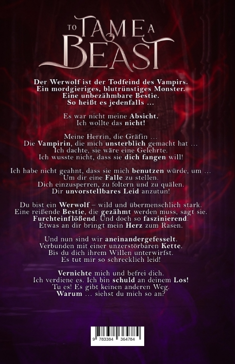 Rückseitencover To Tame a Beast